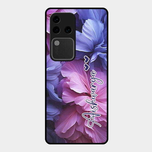 Perfect Customized Floral Glossy Metal Case Cover For Vivo ShopOnCliQ