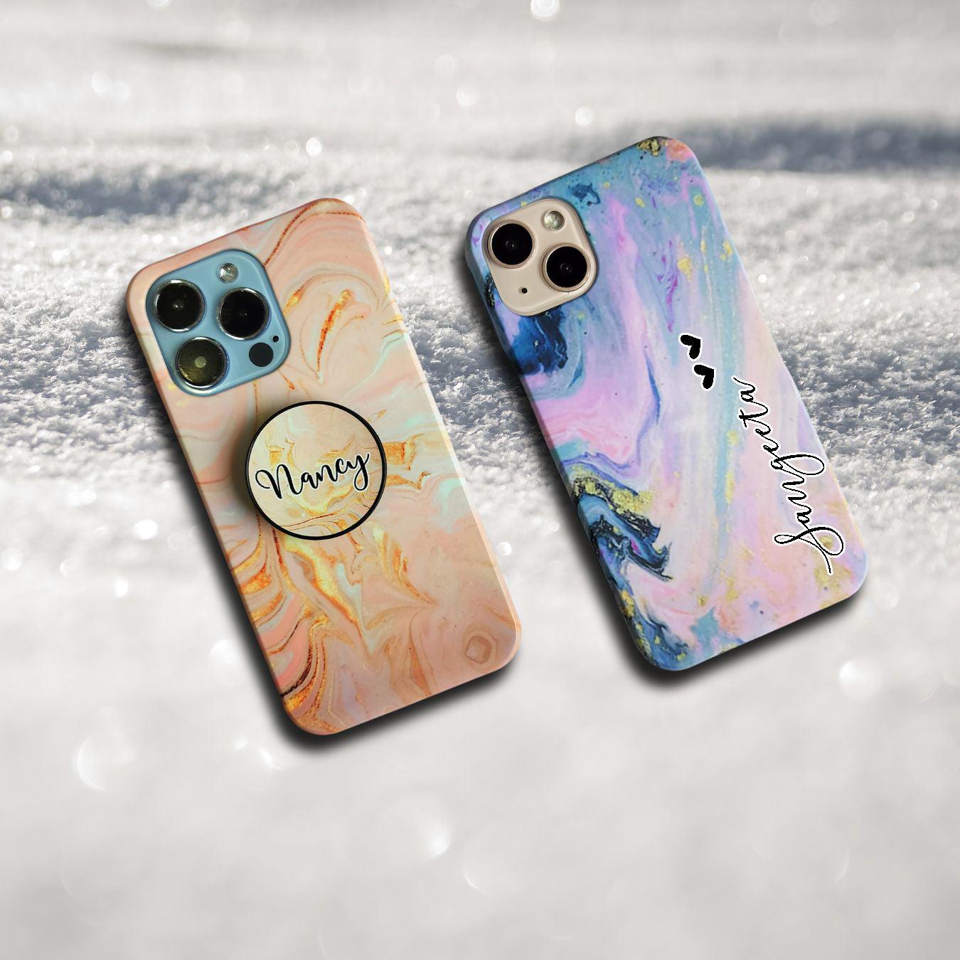 Personalised Marble Slim Phone Case Cover ShopOnCliQ