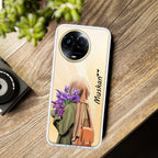 Personalized Hijab Girl Transparent Silicon Case For Realme C67 5G