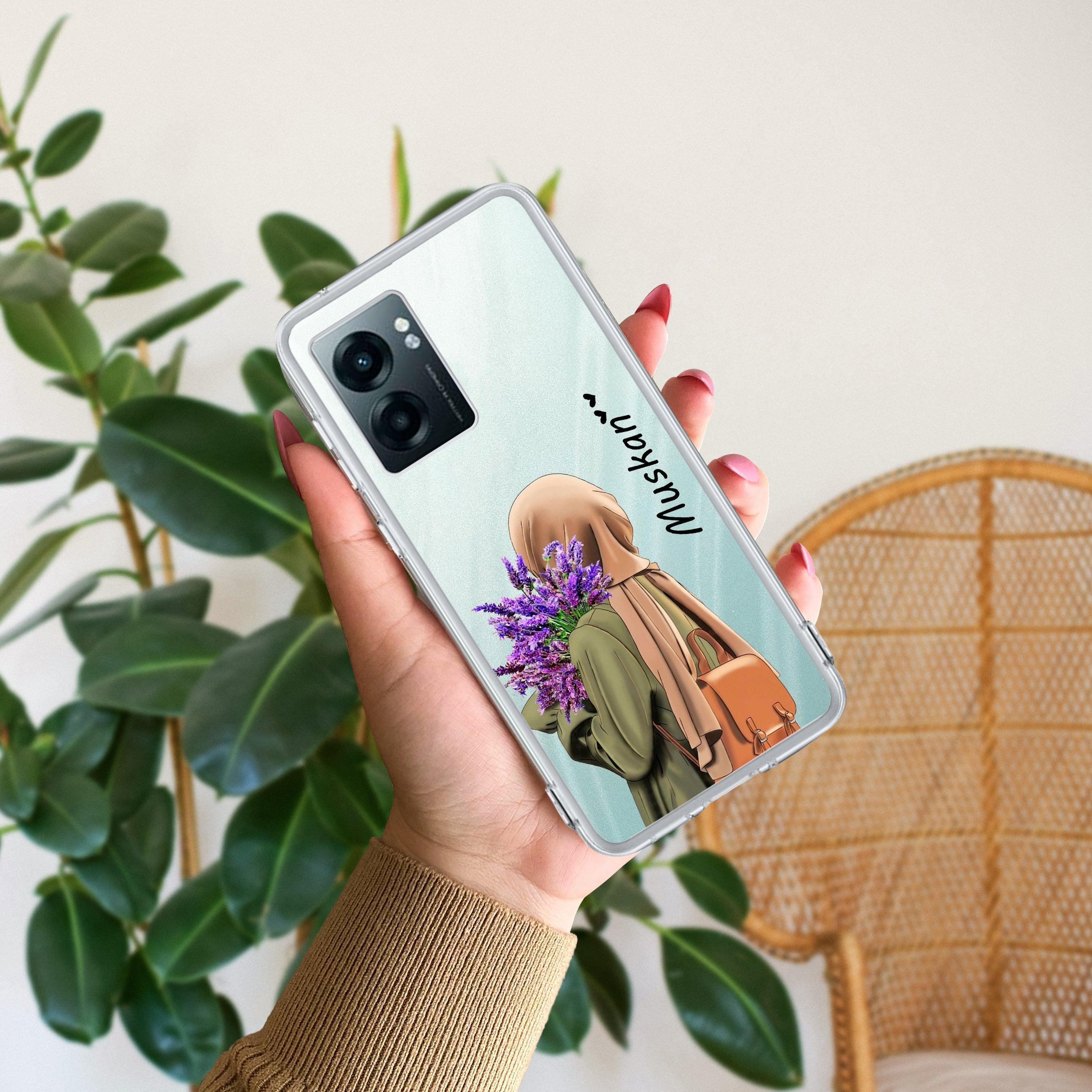 Personalized Hijab Girl Transparent Silicon Case For Realme Narzo 70x 5G