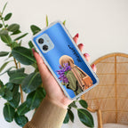 Personalized Hijab Girl Transparent Silicon Case For Motorola G85 5G