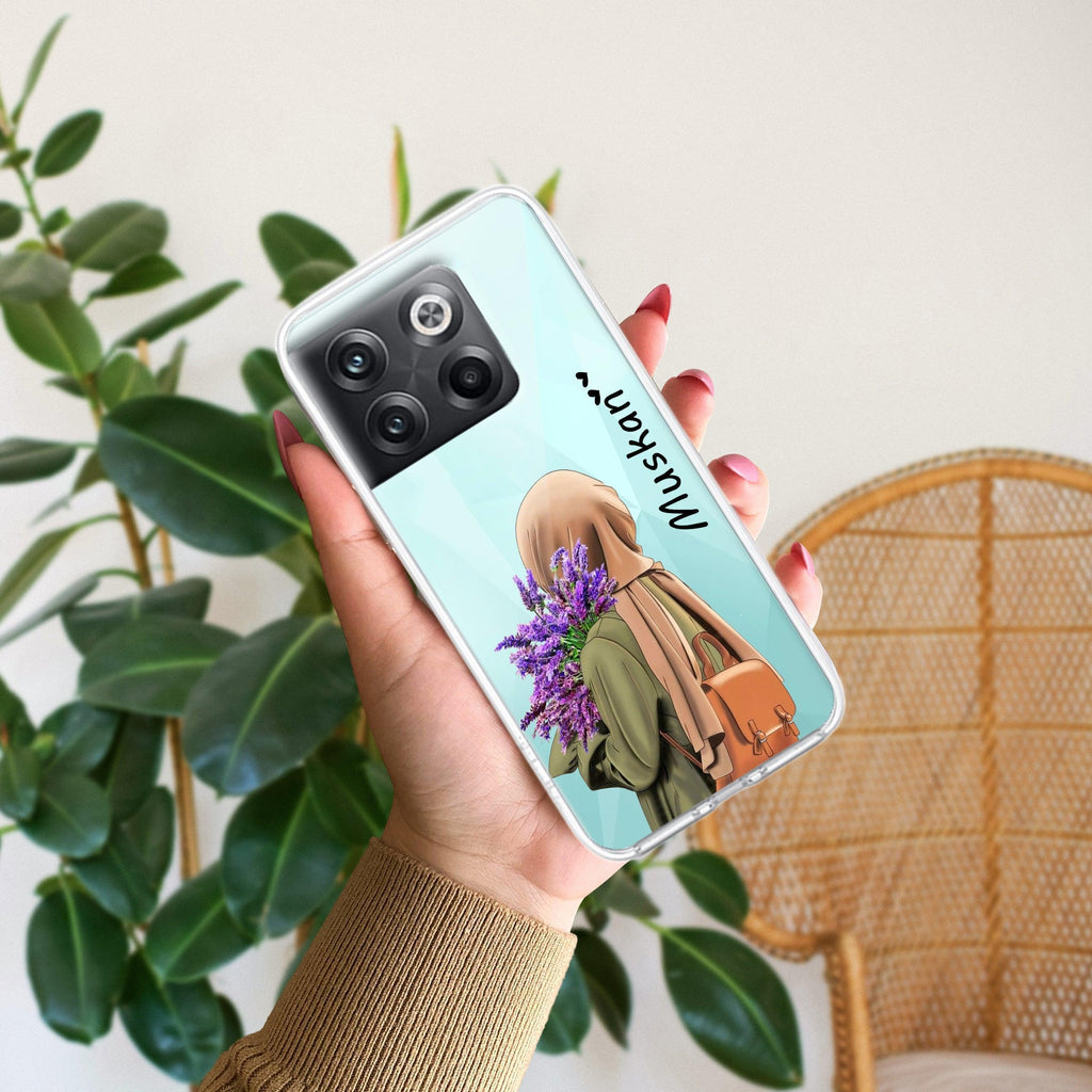 Personalized Hijab Girl Anti Yellow Case For OnePlus 10T 5G
