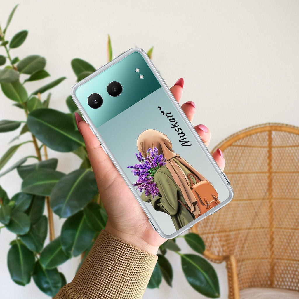 Personalized Hijab Girl Anti Yellow Case For OnePlus Nord 4 5G