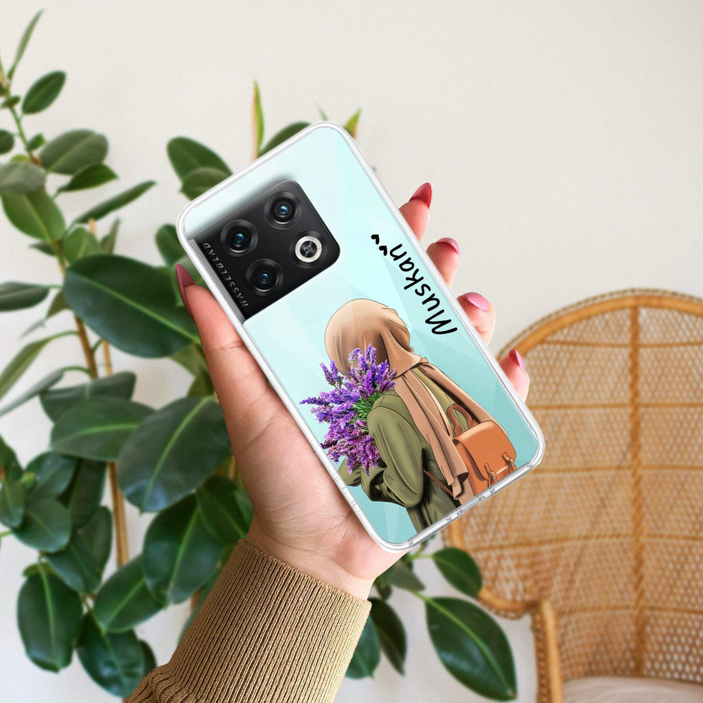 Personalized Hijab Girl Anti Yellow Case For OnePlus 10 Pro 5G