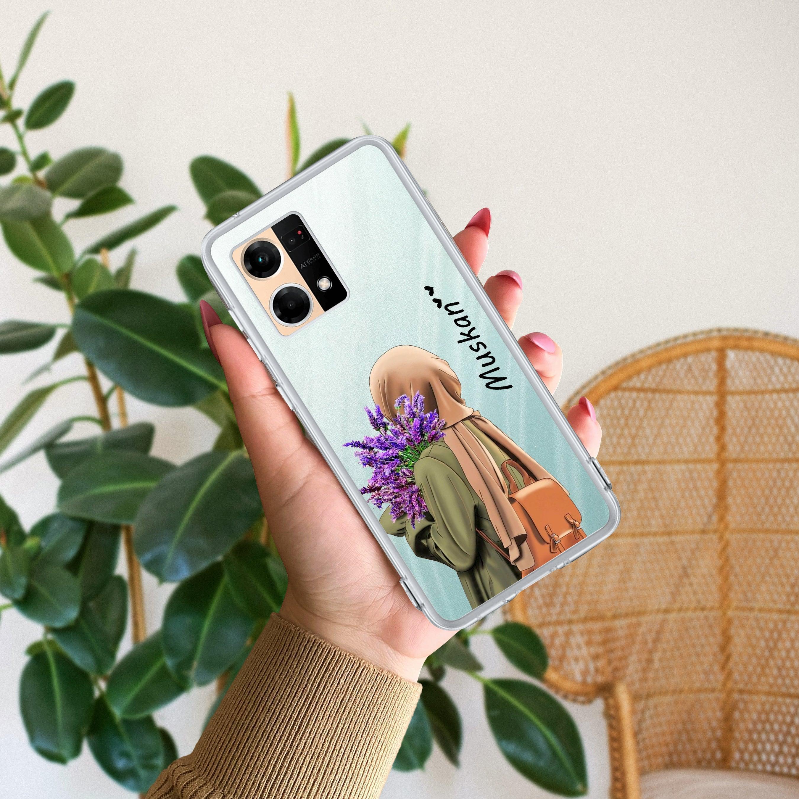 Personalized Hijab Girl Anti Yellow Case For Oppo F21 Pro (4G)