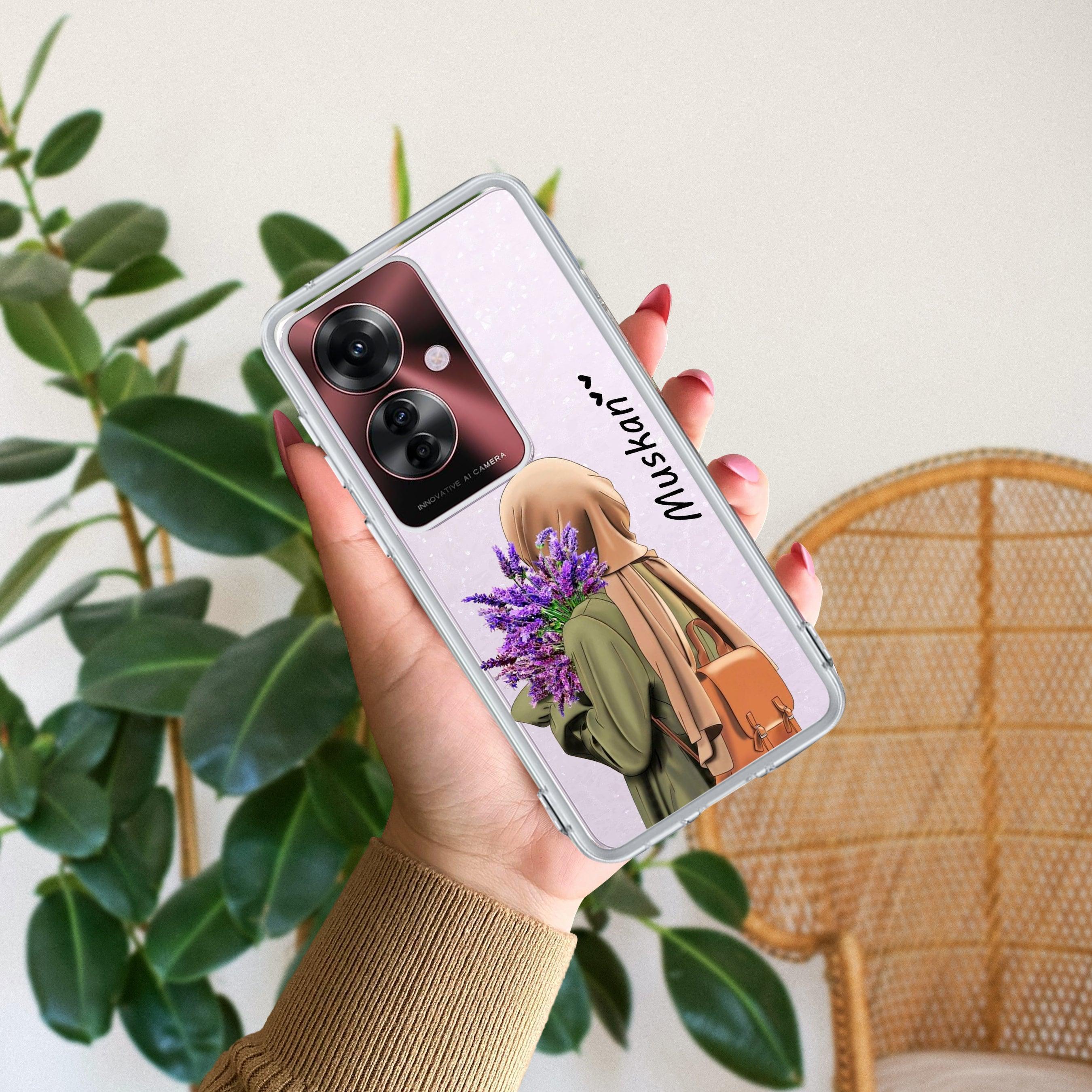 Personalized Hijab Girl Anti Yellow Case For Oppo F25 Pro 5G