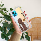 Personalized Hijab Girl Transparent Silicon Case V2 For Realme 8 5G / Realme 8s 5G / Realme 9 5G / Realme Narzo 30 5G