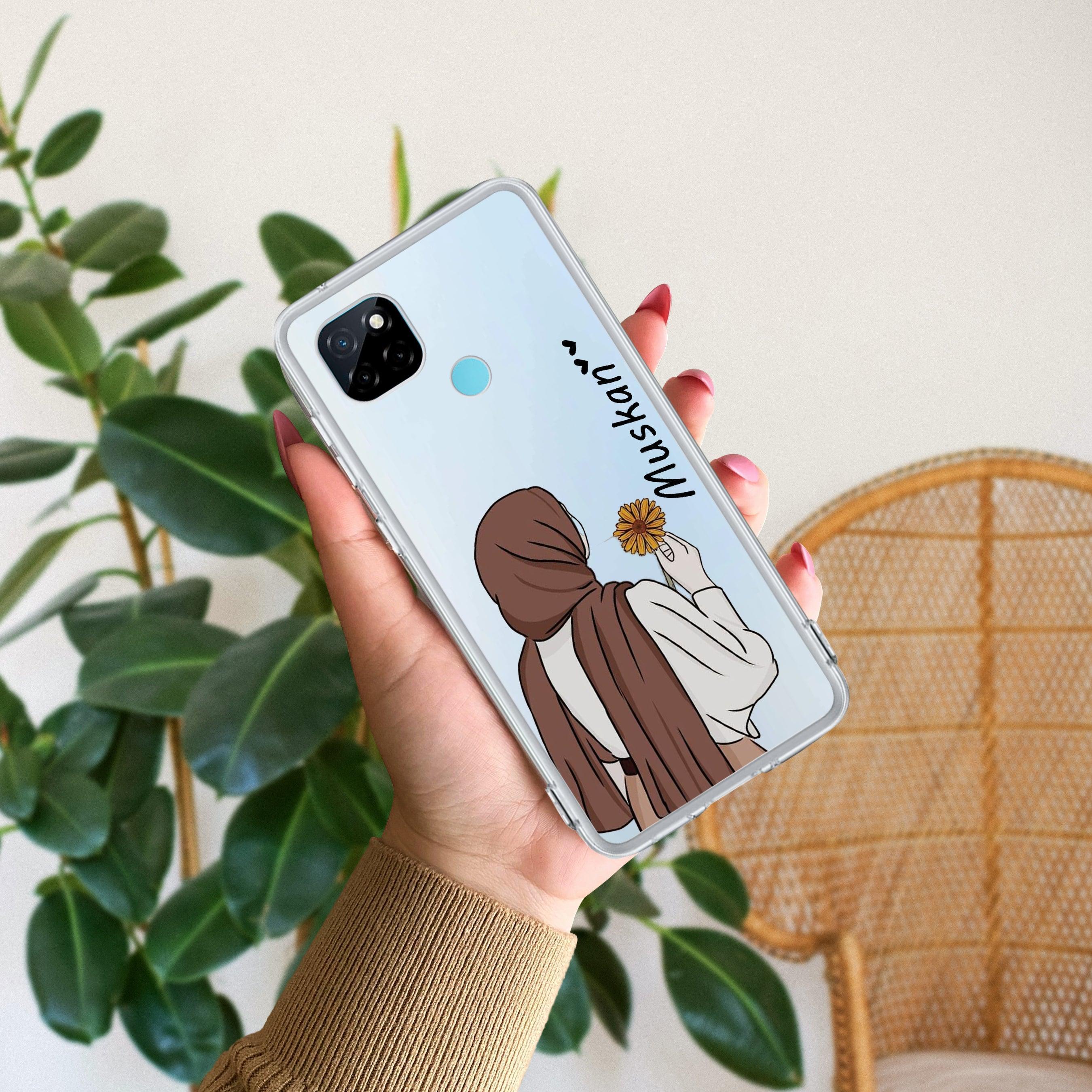 Personalized Hijab Girl Transparent Silicon Case V2 For Realme 11 Pro+ 5G