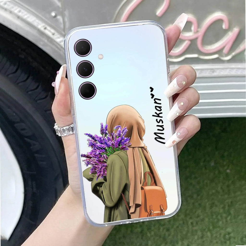 Personalized Hijab Girl Anti Yellow Case For Samsung Galaxy M16 5G