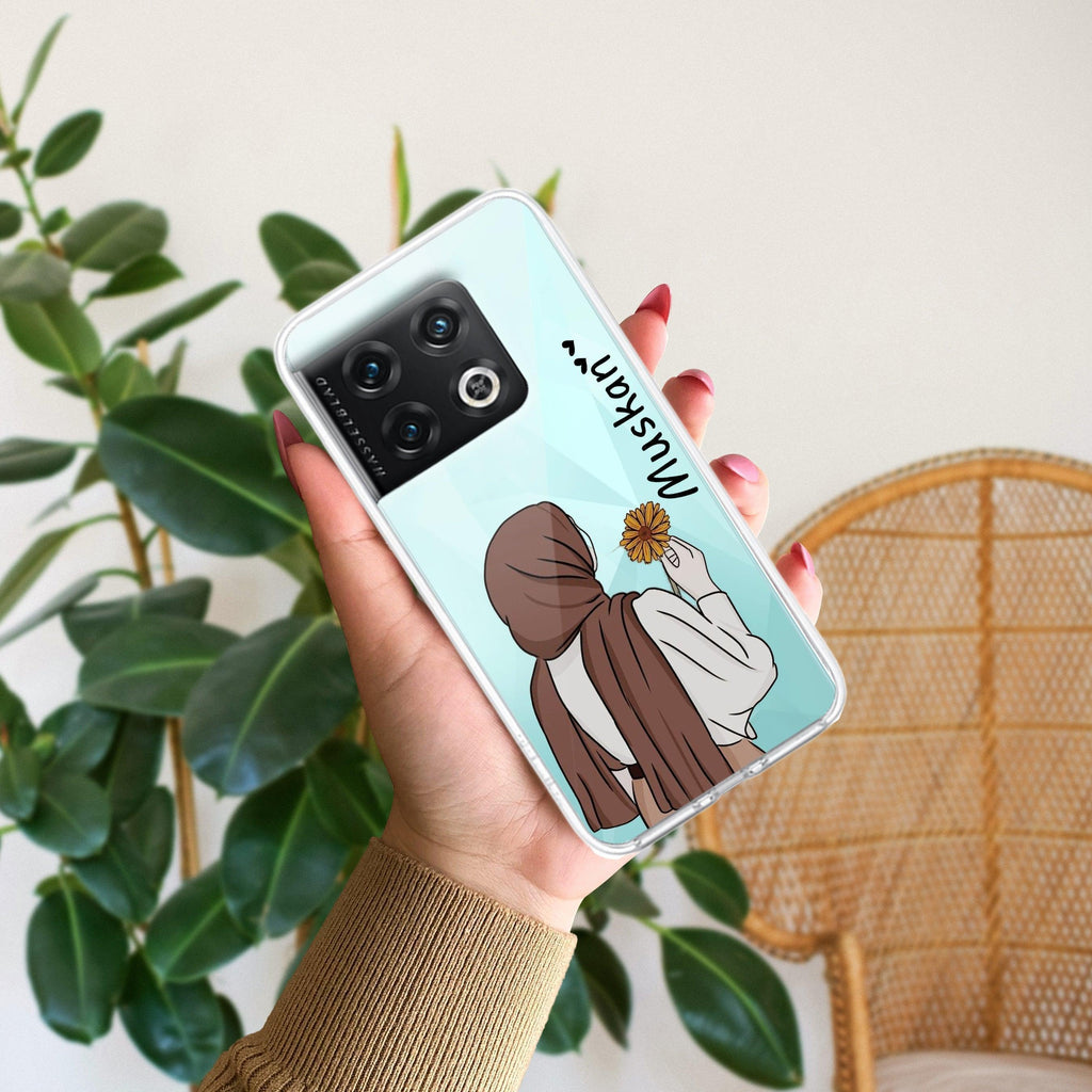 Personalized Hijab Girl Anti Yellow Case V2 For OnePlus 10 Pro 5G