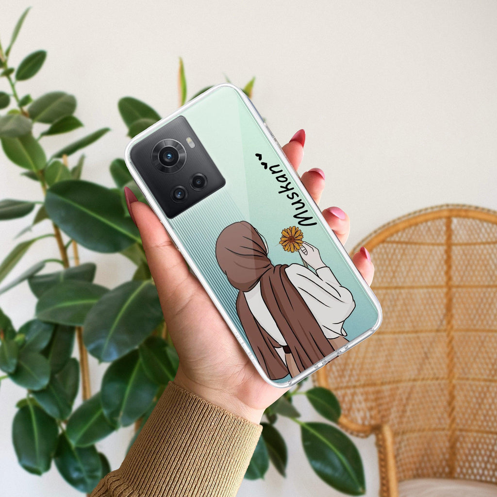 Personalized Hijab Girl Anti Yellow Case V2 For OnePlus 10R 5G