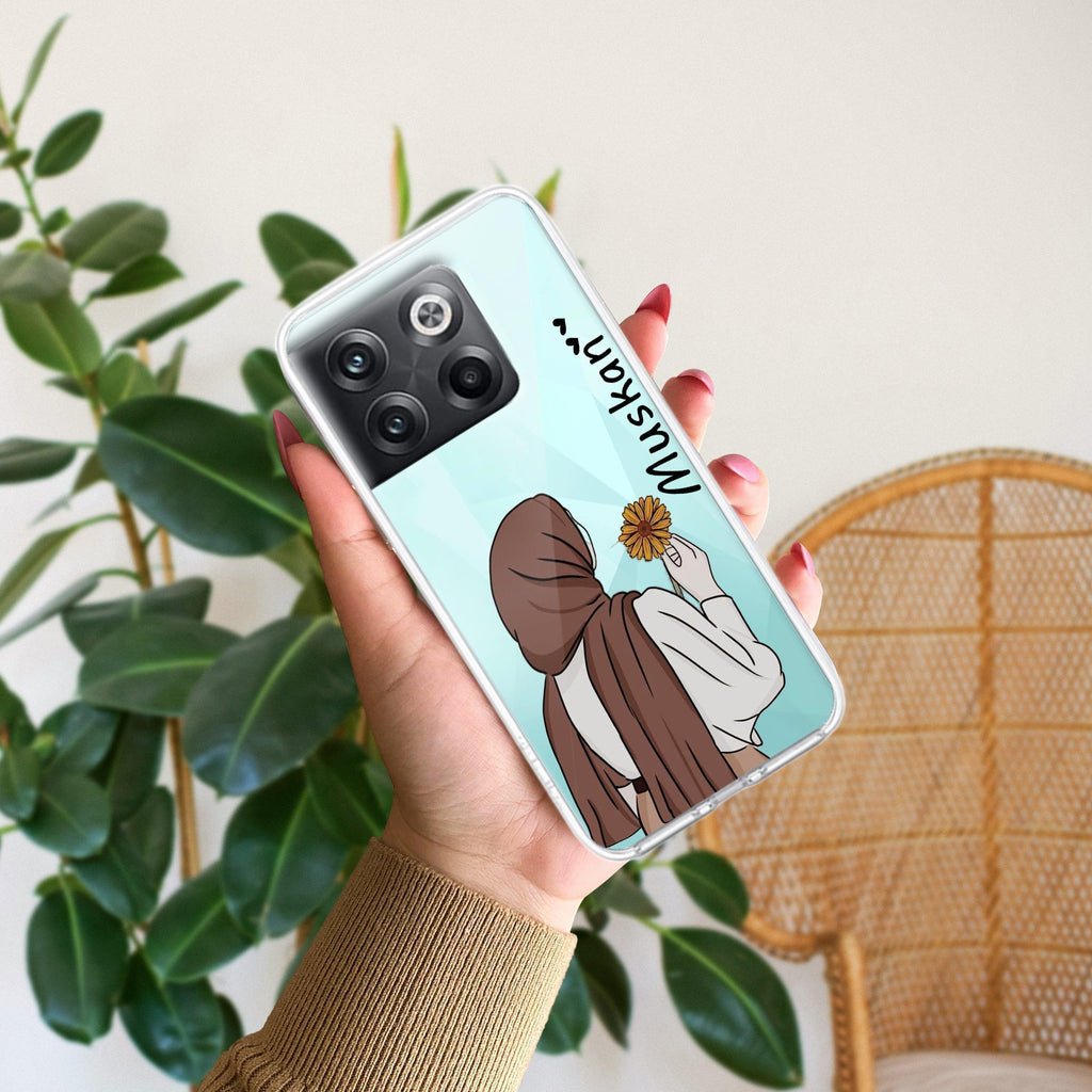 Personalized Hijab Girl Anti Yellow Case V2 For OnePlus 10T 5G
