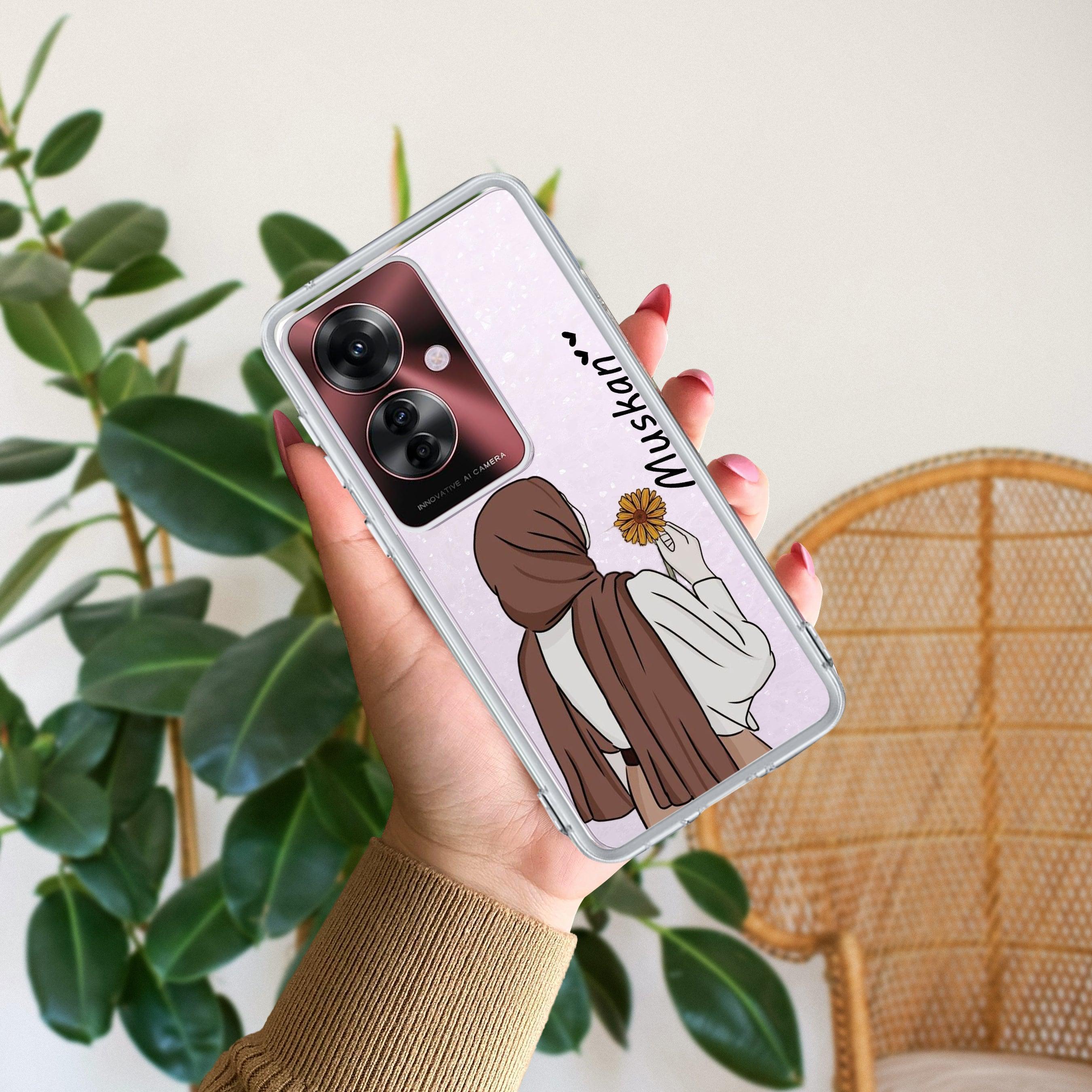 Personalized Hijab Girl Anti Yellow Case V2 For Oppo F25 Pro 5G