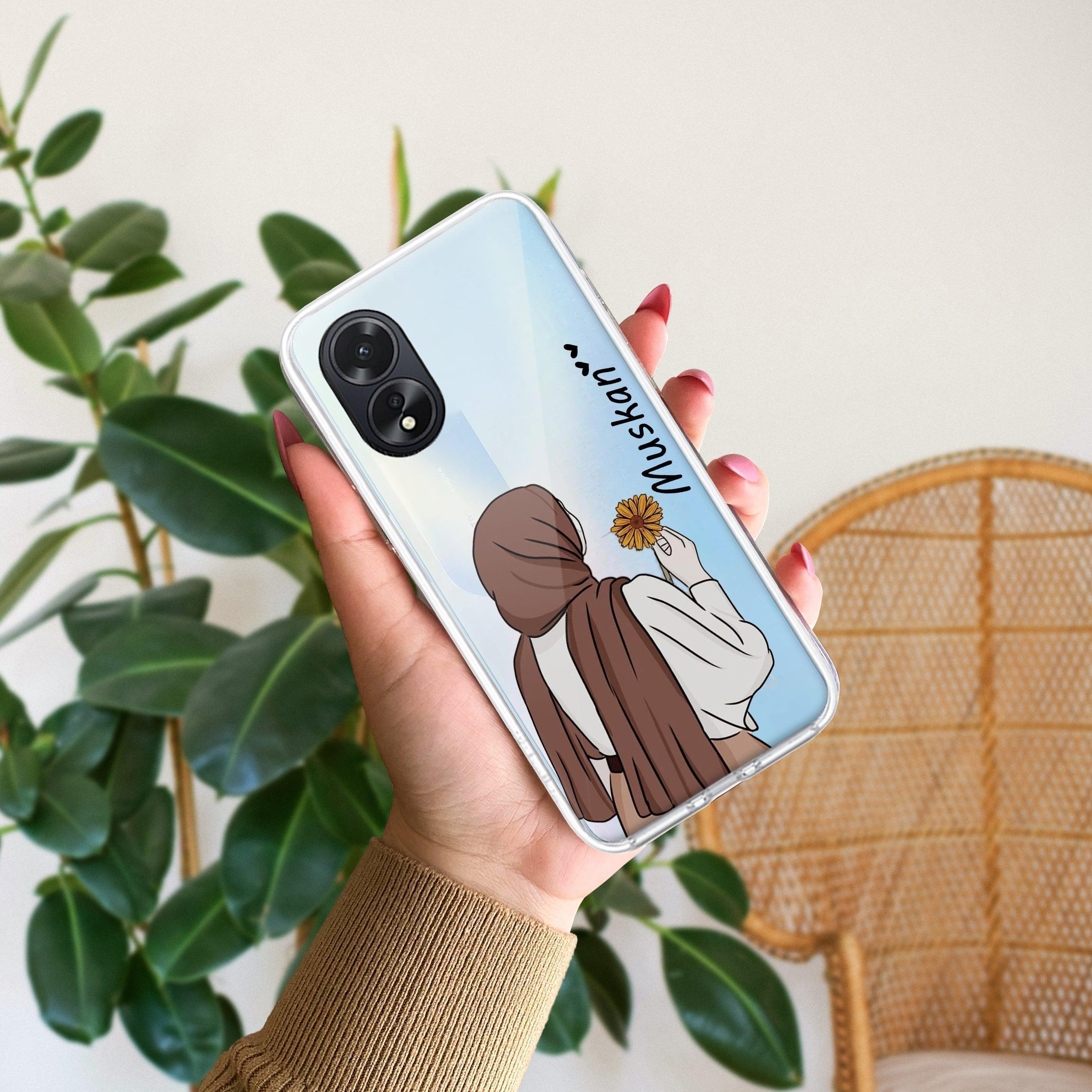 Personalized Hijab Girl Anti Yellow Case V2 For Oppo A18 4G