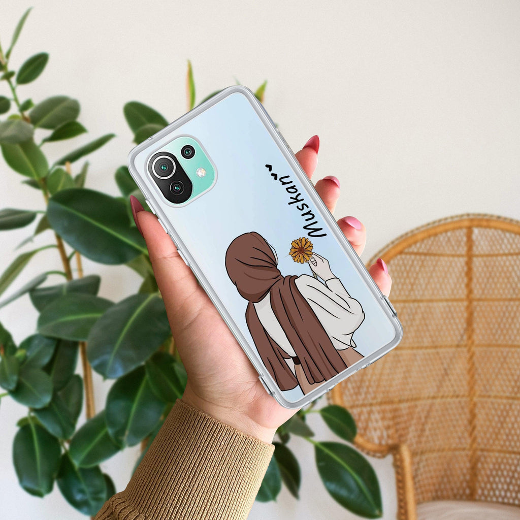 Personalized Hijab Girl Transparent Silicon Case V2 For Mi 11 Lite / Xiaomi 11 Lite NE 5G