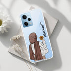 Personalized Hijab Girl Transparent Silicon Case V2 For Redmi Note 10 Pro / Redmi Note 10 Pro Max
