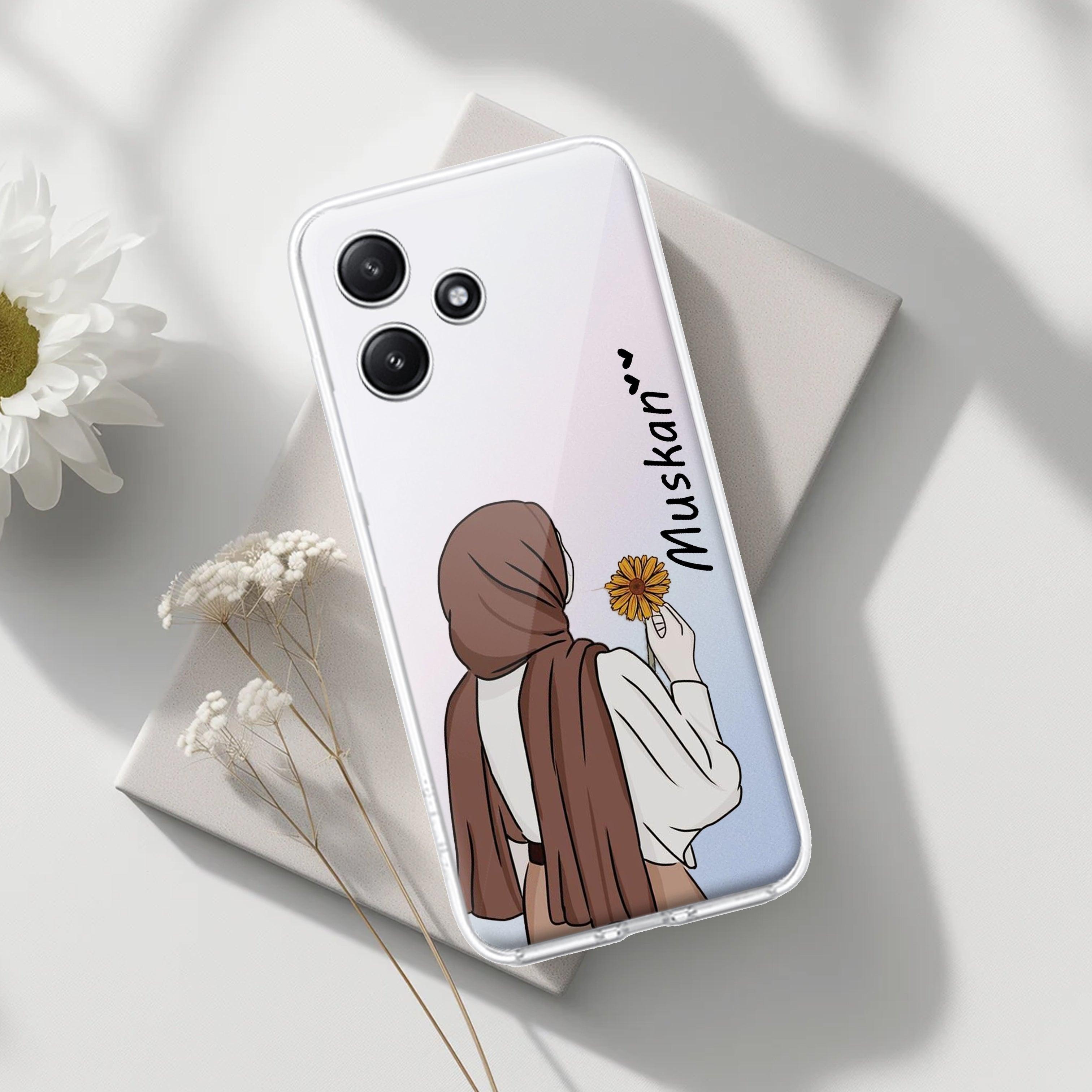 Personalized Hijab Girl Transparent Silicon Case V2 For Redmi/Xiaomi - ShopOnCliQ