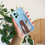 Personalized Hijab Girl Transparent Silicon Case V2 For Redmi Note 10 / 10S