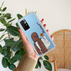 Personalized Hijab Girl Transparent Silicon Case V2 For Redmi Note 12 5G