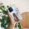 Personalized Hijab Girl Transparent Silicon Case V2 For Redmi 13C 4G
