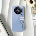 Personalized Initials Azure Silicon Case For Realme Narzo 60 5G