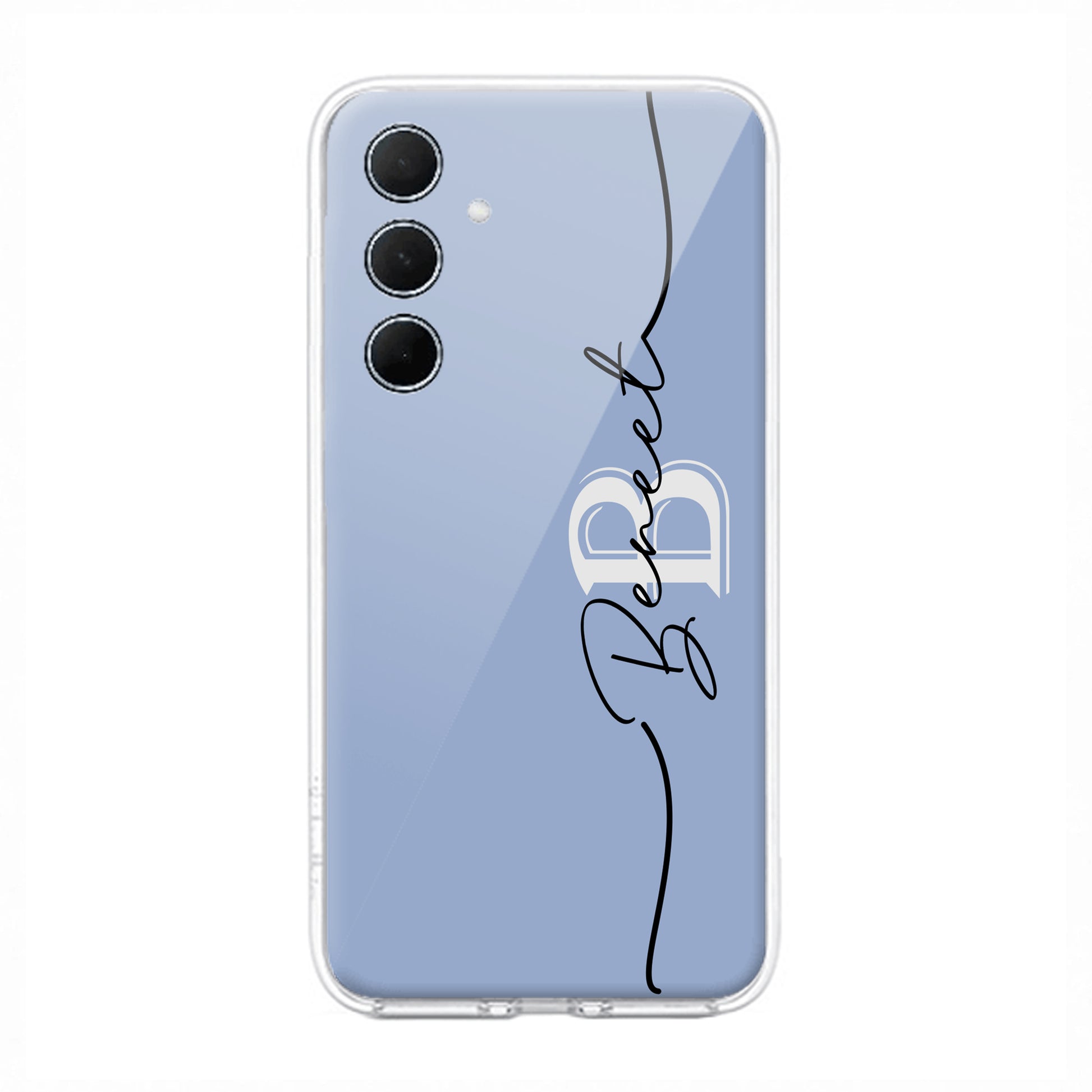 Personalized Initials Azure Silicon Case For Samsung ShopOnCliQ