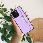 Personalized Initials Lavender Glossy Metal Case Cover For Motorola - ShopOnCliQ
