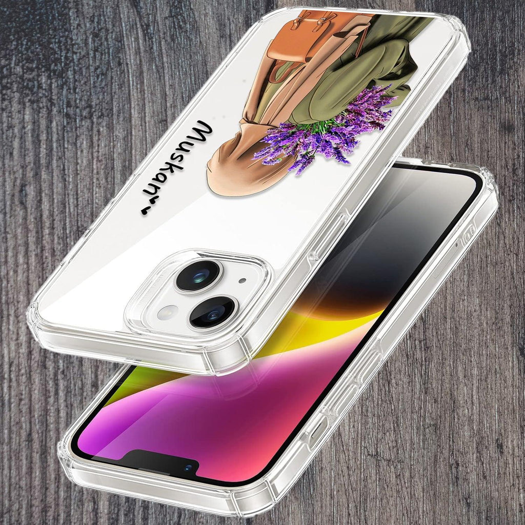 Personalized Hijab Girl Transparent Silicon Case For Motorola - ShopOnCliQ