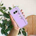 Personalized Initials Lavender Silicon Case For Nothing - ShopOnCliQ