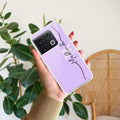 Personalized Initials Lavender Silicon Case For OnePlus 10 Pro 5G