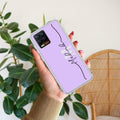 Personalized Initials Lavender Silicon Case For Realme GT 6 5G