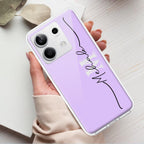 Personalized Initials Lavender Silicon Case For Redmi/Xiaomi - ShopOnCliQ