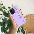 Personalized Initials Lavender Silicon Case For Mi 10i
