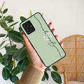 Personalized Initials Mint Green Glossy Metal Case Cover For Motorola - ShopOnCliQ