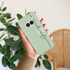 Personalized Initials Mint Green Silicon Case For Nothing - ShopOnCliQ