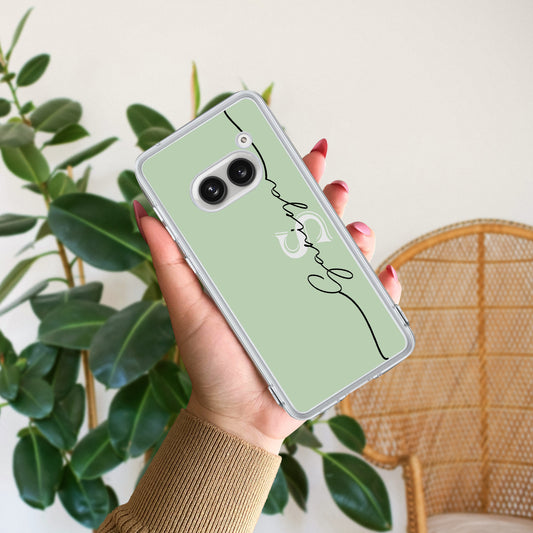 Personalized Initials Mint Green Silicon Case For Nothing ShopOnCliQ