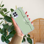 Personalized Initials Mint Green Silicon Case For Realme P3 Pro 5G