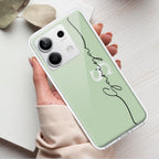 Personalized Initials Mint Green Silicon Case For Redmi/Xiaomi - ShopOnCliQ
