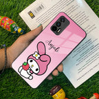 Pink Bunny Glass Case Cover For Realme/Narzo - ShopOnCliQ