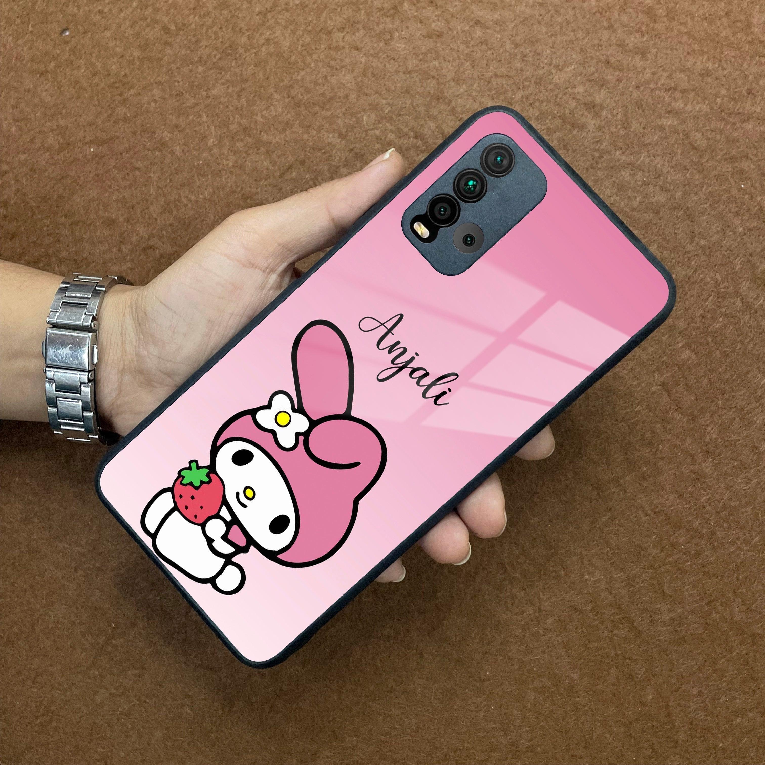 Pink Bunny Glass Case Cover For Redmi/Xiaomi - ShopOnCliQ