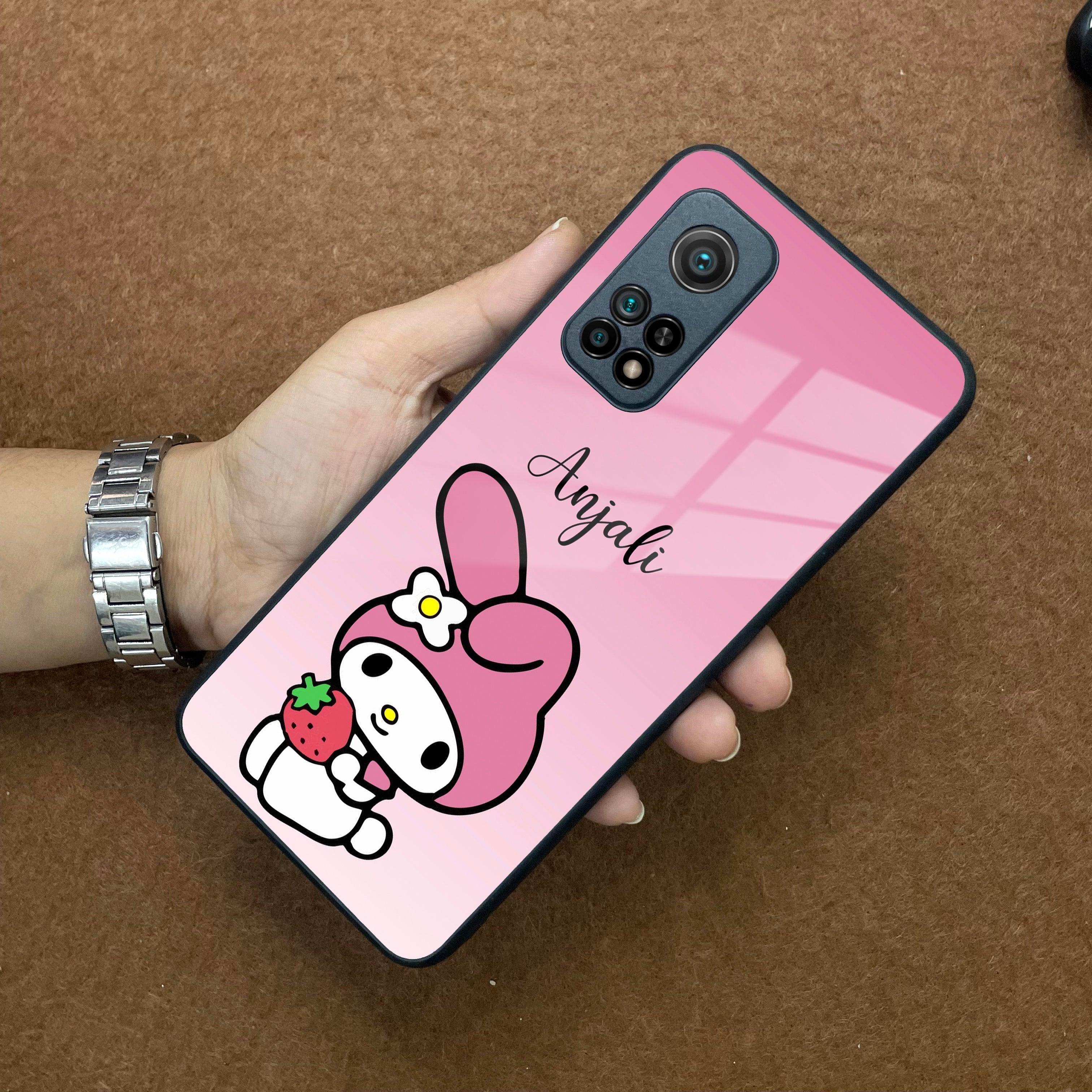 Pink Bunny Glass Case Cover For Redmi/Xiaomi - ShopOnCliQ