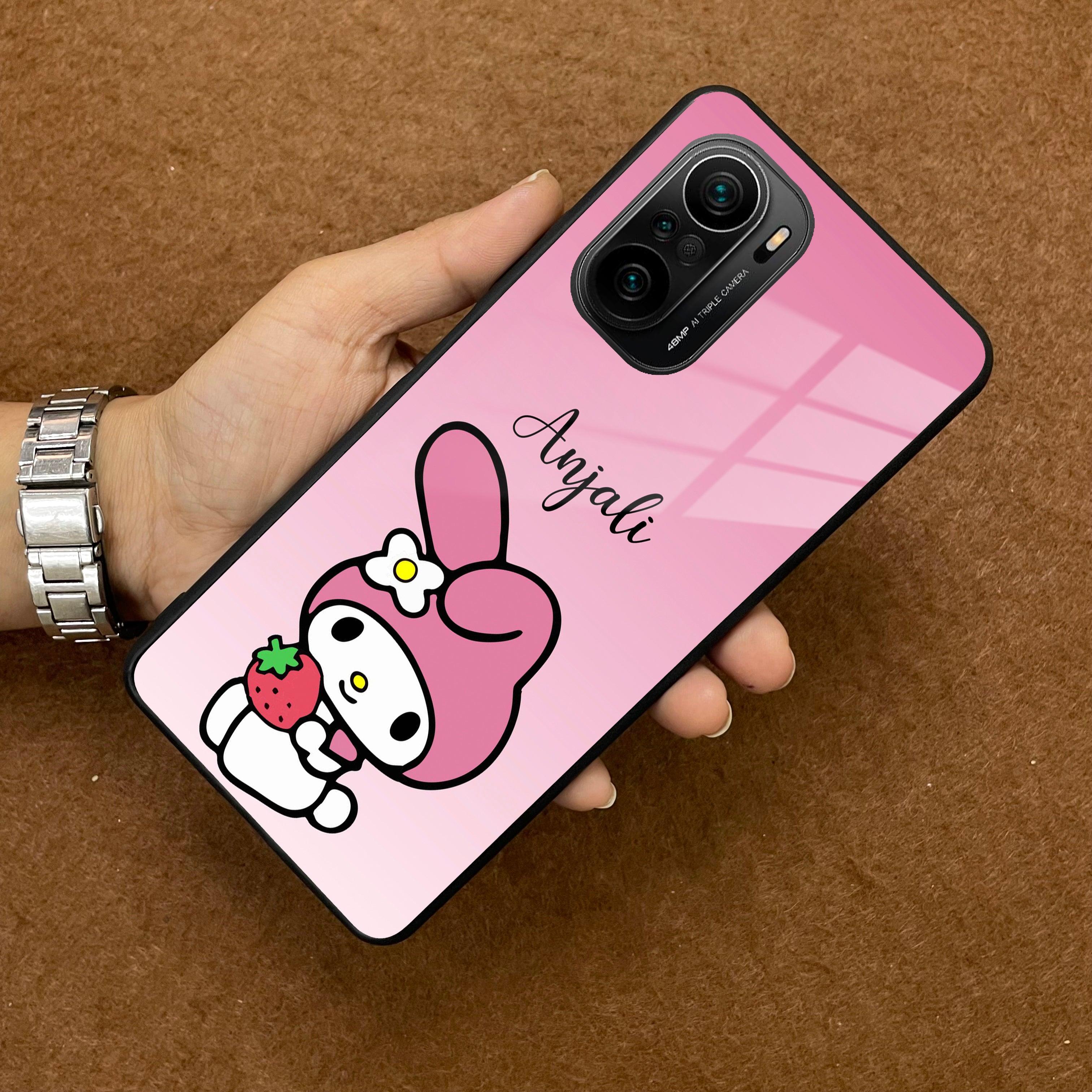 Pink Bunny Glass Case Cover For Redmi/Xiaomi - ShopOnCliQ