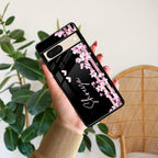 Pink Floral Glossy Metal Case Cover For Google - ShopOnCliQ