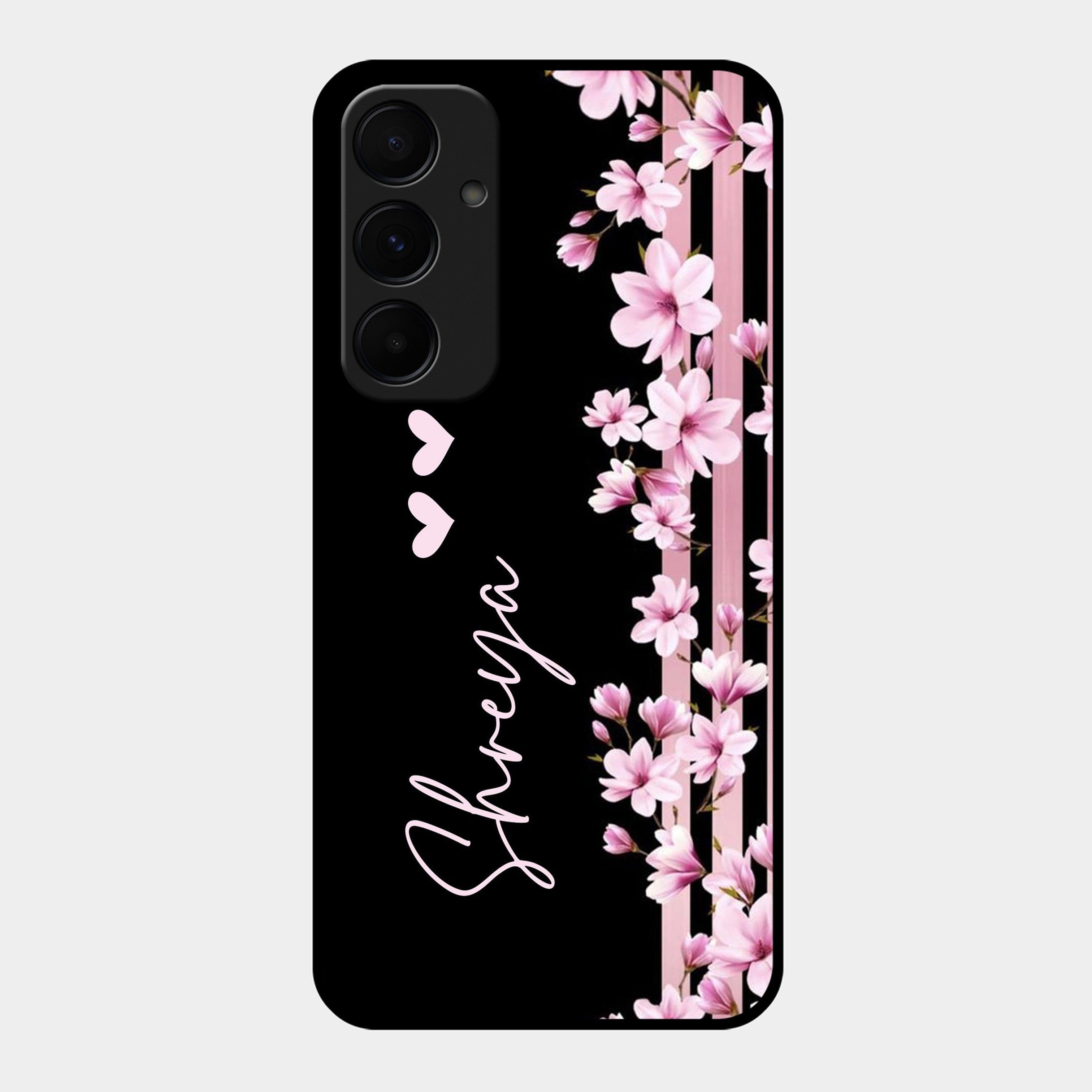 Pink Floral Glossy Metal Case Cover For Google - ShopOnCliQ