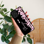 Pink Floral Glossy Metal Case Cover For Motorola - ShopOnCliQ