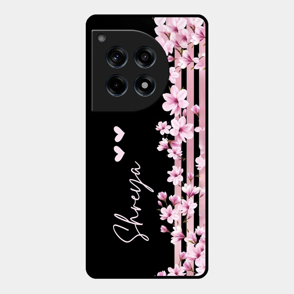 Pink Floral Customize Metal Case Cover For Oneplus - ShopOnCliQ
