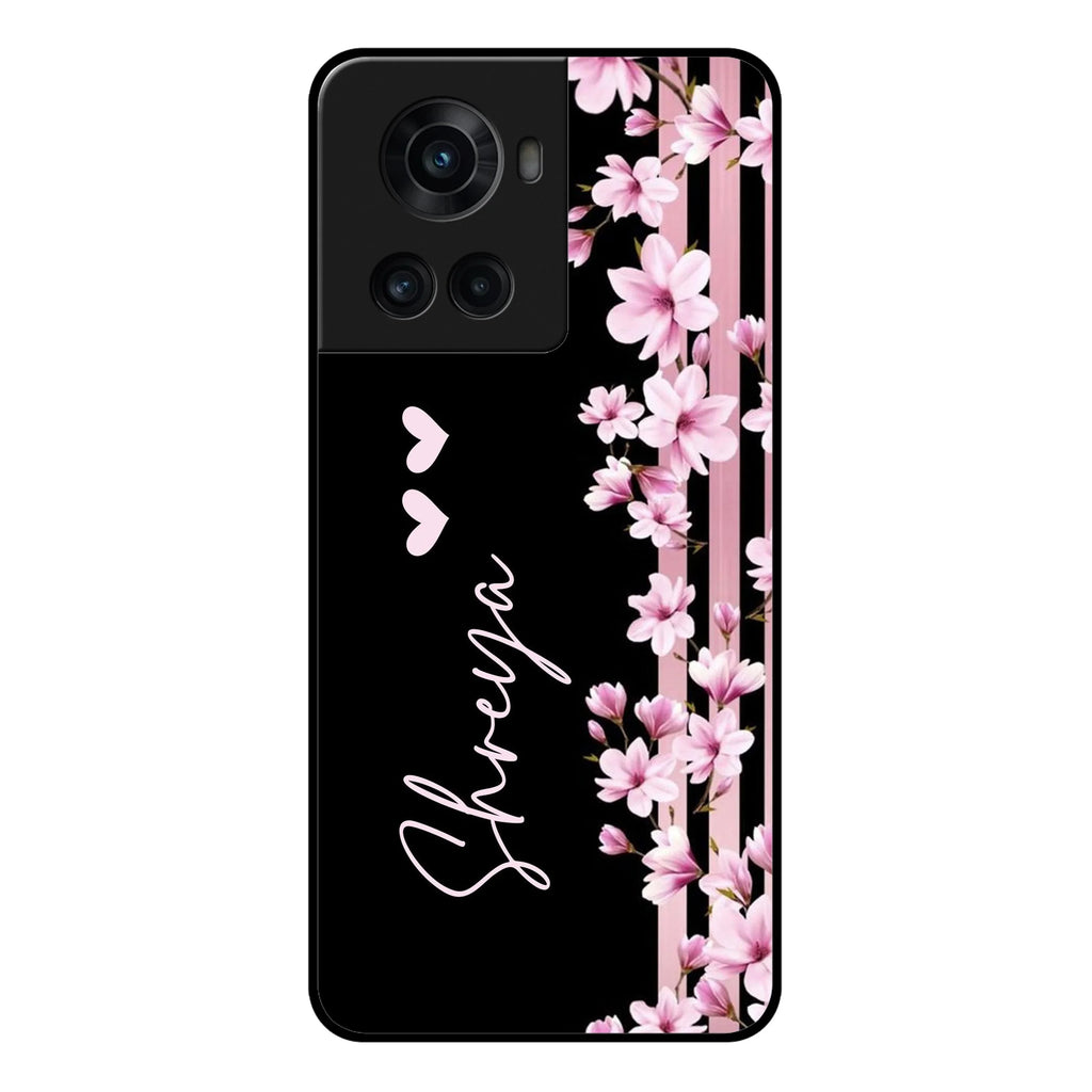 Pink Floral Customize Metal Case Cover For Oneplus - ShopOnCliQ