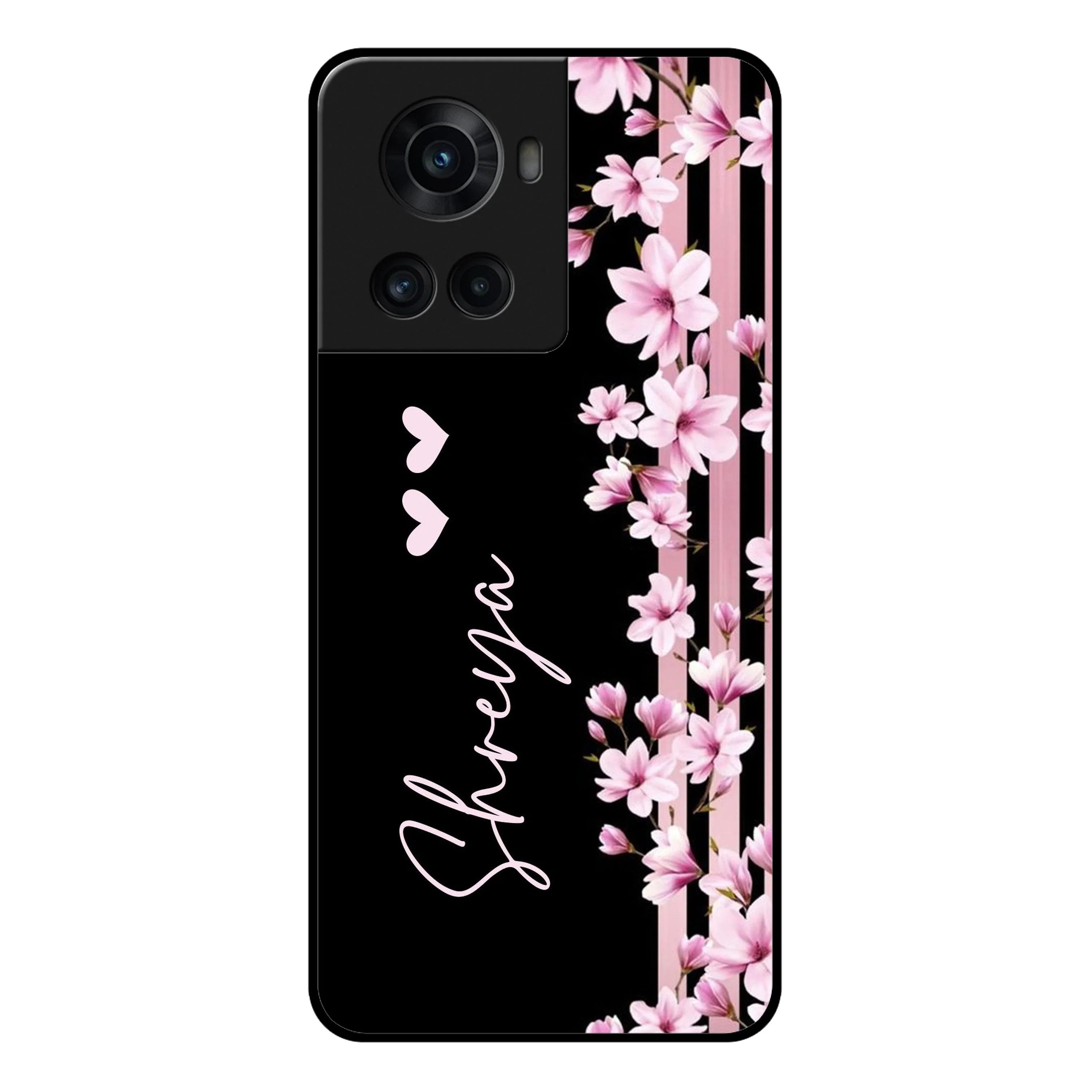 Pink Floral Customize Metal Case Cover For Oneplus - ShopOnCliQ