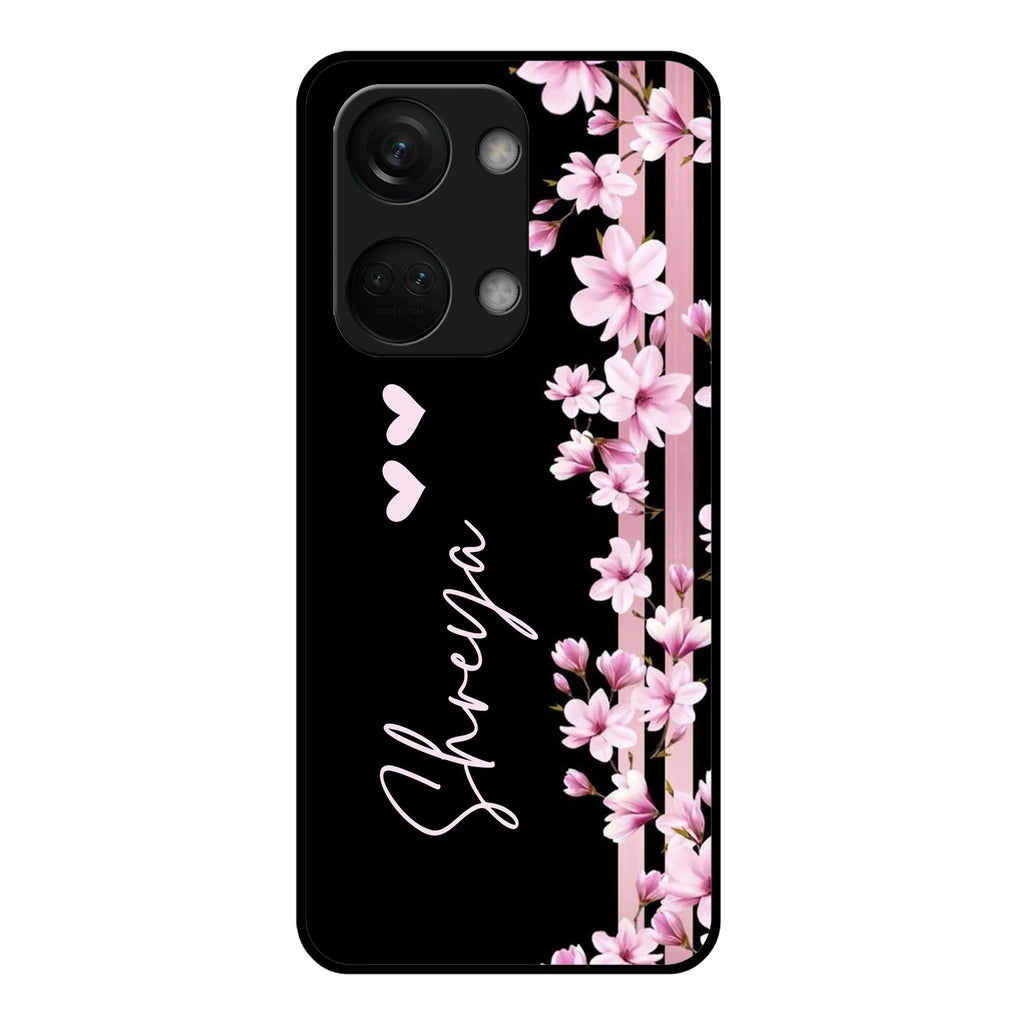 Pink Floral Customize Metal Case Cover For Oneplus - ShopOnCliQ