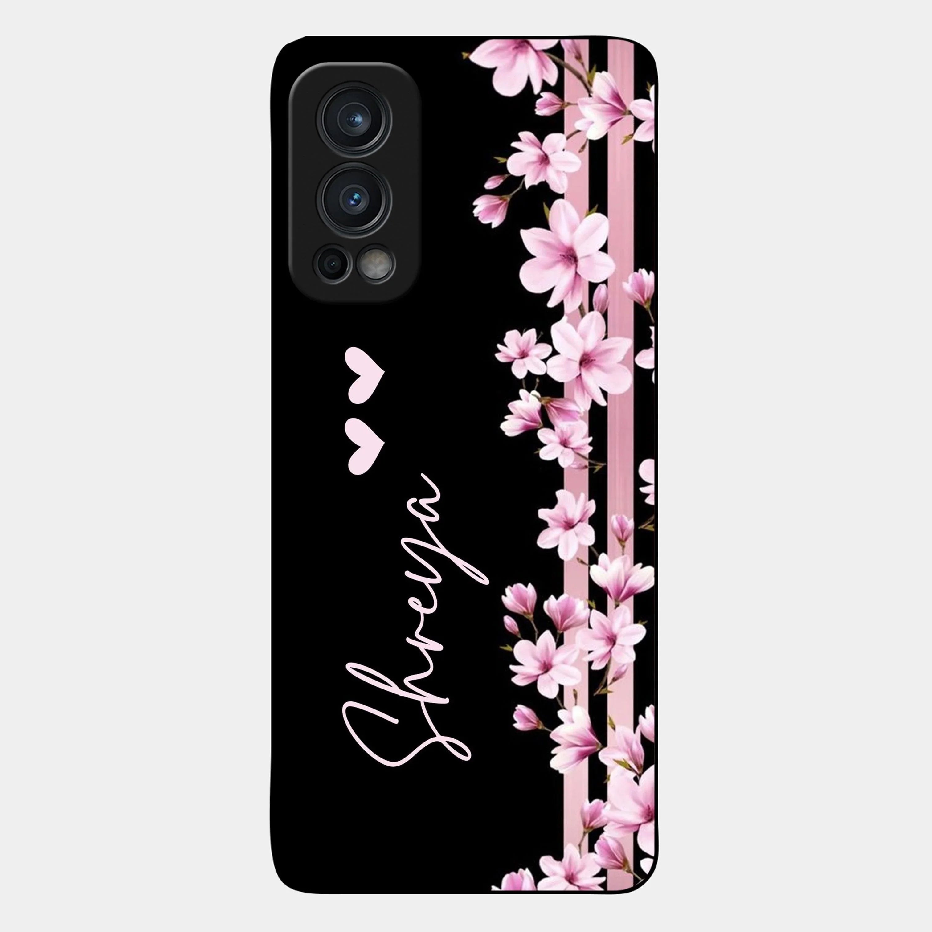 Pink Floral Customize Metal Case Cover For Oneplus - ShopOnCliQ